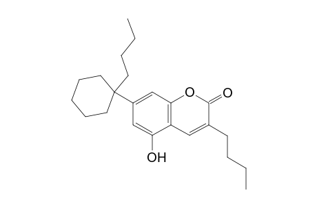 7-(1-Butylcyclohexyl)-5-hydroxy-3-butyl-2H-chromen-2-one