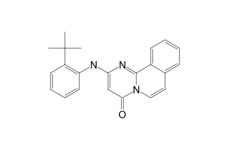 2-((2-TERT.-BUTYLPHENYL)-IMINO)-PYRIMIDO-[1,2-A]-ISOQUINOLIN-4-ONE