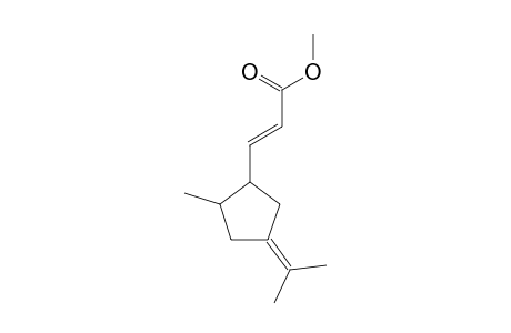 (E)-ACRYLIC ACID, 3-(4-ISOPROPYLIDEN-2-METHYLCYCLOPENTYL)-, METHYL ESTER