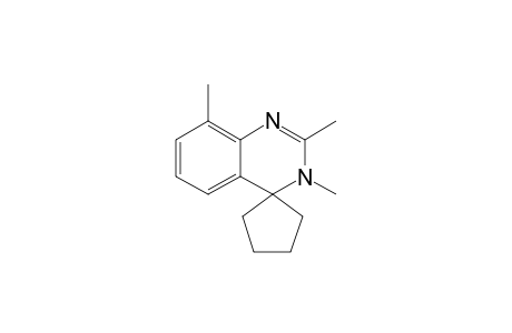 2,3,8-TRIMETHYL-SPIRO-(CYCLOPENTANE-3,4-DIHYDRO-QUINAZOLINE)