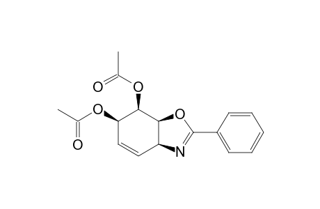 (3ARS,6RS,7RS,7ARS)-3A-BETA,6,7,7A-BETA-TETRAHYDRO-2-PHENYL-1,3-BENZOXAZOLE-6-BETA,7-ALPHA-DIYL-DIACETATE