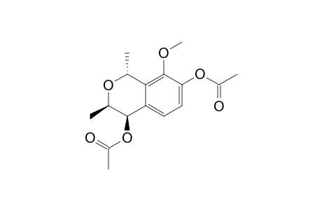 (1S,3S,4S )-4,7-Diacetoxy-8-methoxy-1,3-dimethylisochroman