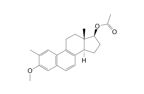 17-BETA-ACETOXY-3-METHOXY-2-METHYLESTRA-1,3,5,7,9-PENTAENE