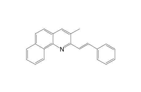 3-Methyl-2-[(E)-2-phenylethenyl]benzo[h]quinoline