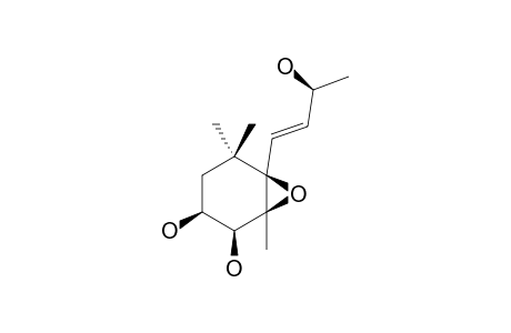 (3S,4S,5S,6R,7E,9S)-5,6-EPOXY-3,4,9-TRIHYDROXY-7-MEGASTIGMEN