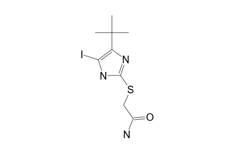 2-[(4-TERT.-BUTYL-5-IODO-1H-IMIDAZOL-2-YL)-THIO]-ACETAMIDE