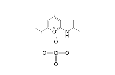 2-Isopropylamino-6-isopropyl-4-methylpyrylium hydroperchloride