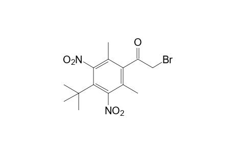 2-bromo-4'-tert-butyl-2',6'-dimethyl-3',5'-dinitroacetophenone