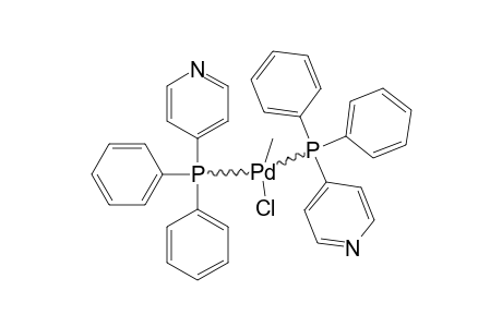 BIS-(4-PYRIDYLPHENYLPHOSPHINE)-PALLADIUM-(II)-METHYL-CHLORIDE