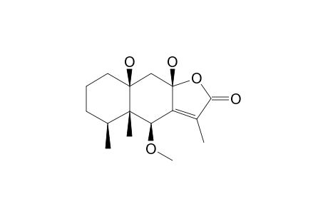 8-BETA,10-BETA-DIHYDROXY-6-BETA-METHOXYEREMOPHILENOLIDE