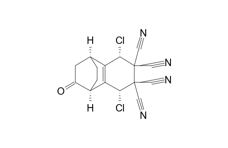 1,4-Ethanonaphthalene-6,6,7,7-tetracarbonitrile, 5,8-dichloro-1,2,3,4,5,8-hexahydro-2-oxo-, (1.alpha.,4.alpha.,5.alpha.,8.alpha.)-