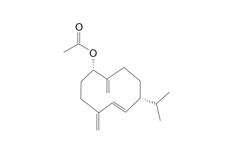 GERMACRA-4-(15)-5,10-(14)-TRIEN-1-BETA-YL-ACETATE