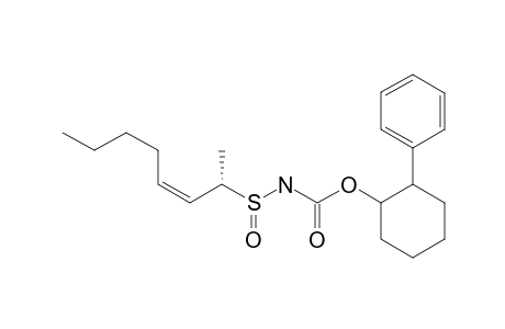 N-[[TRANS-(2-PHENYLCYCLOHEXYL)-OXY]-CARBONYL]-3-OCT-2-ENESULFINAMIDE;Z-ISOMER