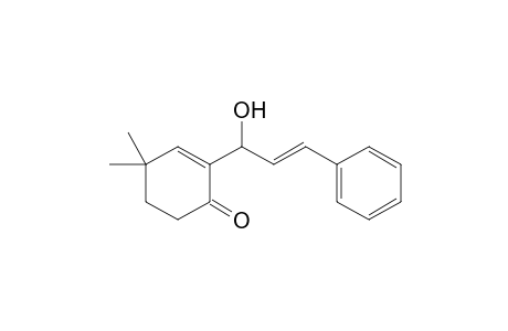 2-[1'-Hydroxy-3'-phenyl-2-propen-1'-yl]-4,4-dimethylcyclohex-2-en-1-one