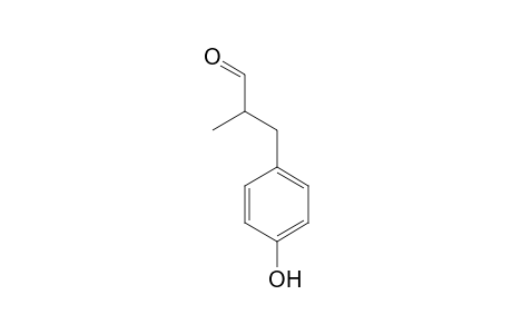 Benzenepropanal, 4-hydroxy-alpha-methyl-