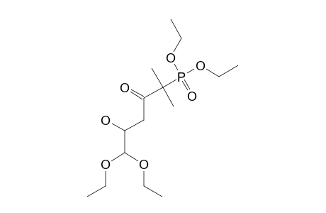 6,6-Diethoxy-2-(diethoxyphosphinyl)-5-hydroxy-2-methyl-3-hexanone