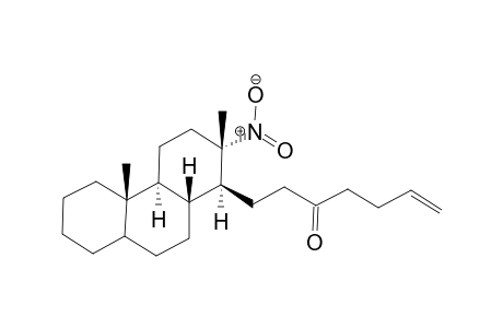 16,17-seco-14-(3-oxohep-6-enyl)-18-nitro-15.alpha.-androstan