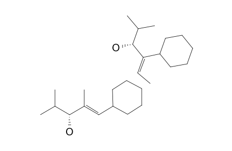 (E)-1-CYCLOHEXYL-2,4-DIMETHYL-PENT-1-EN-3-OL;(E)-4-CYCLOHEXYL-2-METHYL-HEX-4-EN-3-OL