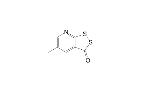 5-Methyl-1,2-dithiolo[5,4-b]pyridin-3-one