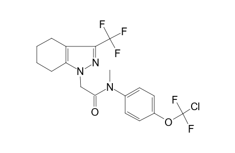 N-[4-[chloranyl-bis(fluoranyl)methoxy]phenyl]-N-methyl-2-[3-(trifluoromethyl)-4,5,6,7-tetrahydroindazol-1-yl]ethanamide