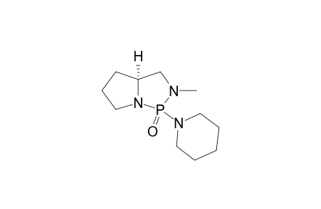 (7A-S,3-R)-3-PIPERIDINO-1,2,5,6,7,7A-HEXAHYDRO-2-METHYLPYRROLO-[1,2-C]-[1,3,2]-DIAZAPHOSPHOLE-3-OXIDE