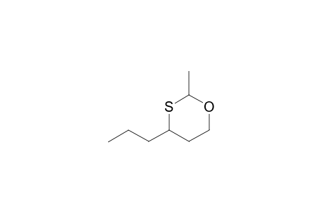 Oxa-1,3-thiane <2-methyl-, 4-propyl->, cis-