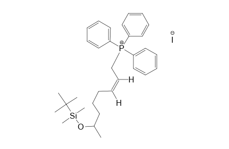 8-[(TERT.-BUTYLDIMETHYL)-SILYLOXY]-NON-3(2)-ENYL-TRIPHENYLPHOSPHONIUM