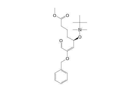 (Z)-(R)-7-BENZYLOXY-5-TERT.-BUTYLDIMETHYLSILYLOXY-8-OXO-OCT-6-ENOIC-ACID-METHYLESTER