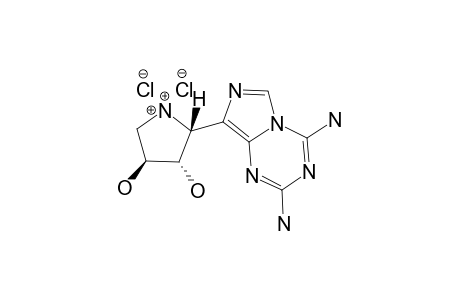 2,6-DIAMINO-9-[(2'S,3'S)-2',3'-DIHYDROXY-(1'S)-PYRROLIDINYL]-5,8-DIAZA-7,9-DICARBA-PURINE-DIHYDROCHLORIDE