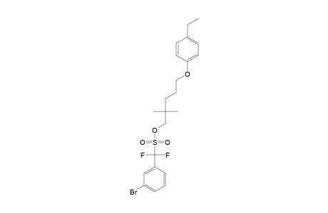 [[5-(4-ETHYLPHENOXY)-2,2-DIMETHYLPENTYL]-(3-BROMOPHENYL)]-DIFLUOROMETHANESULFONATE