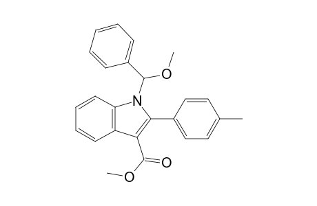 1-(Methoxyphenylmethyl)-2-p-tolylindole-3-carboxylic acid methyl ester