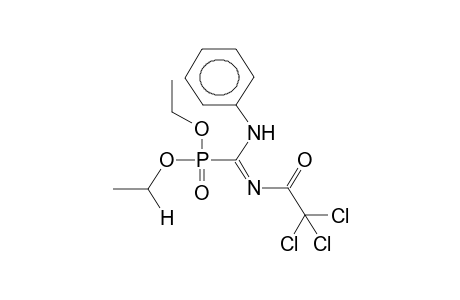 O,O-DIETHYL-N-PHENYL-N'-TRICHLOROACETYLFORMAMIDINOPHOSPHONATE