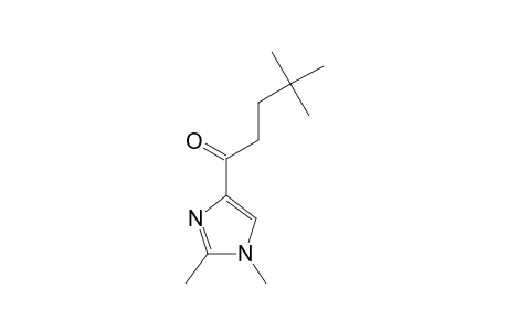 1-(1,2-DIMETHYL-1H-IMIDAZOL-4-YL)-4,4-DIMETHYLPENTANONE