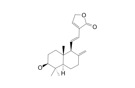 CURCUCOMOSIN_B;(3-S)-HYDROXYLABDA-8-(17),11,13-TRIEN-15-(16)-OLIDE