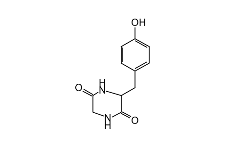 L-3-(p-HYDROXYBENZYL)-2,5-PIPERAZINEDIONE