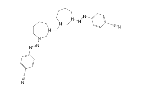 1-(PARA-CYANOPHENYL)-2-[3-[3-[2-(PARA-CYANOPHENYL)-1-DIAZENYL]-1,3-DIAZEPAN-1-YLMETHYL]-1,3-DIAZEPAN-1-YL]-1-DIAZENE