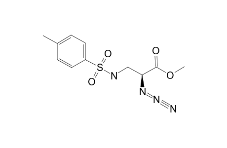 (S)-2-AZIDO-3-(4'-TOLYL-SULFONYLAMINO)-PROPIONIC-ACID-METHYLESTER