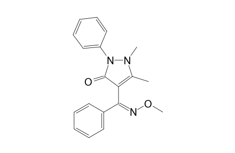 4-[(Z)-methoxyimino(phenyl)methyl]-1,5-dimethyl-2-phenyl-3-pyrazolone