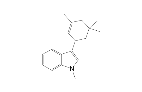 1,5,5-TRIMETHYL-3-(1'-METHYLINDOL-3'-YL)-CYCLOHEX-1-ENE