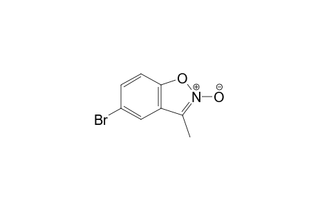 5-Bromanyl-3-methyl-2-oxidanidyl-1,2-benzoxazol-2-ium