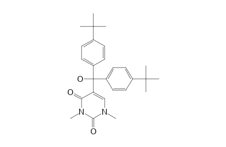 5-[BIS-(4-TERT.-BUTYLPHENYL)-HYDROXYMETHYL]-1,3-DIMETHYLURACIL