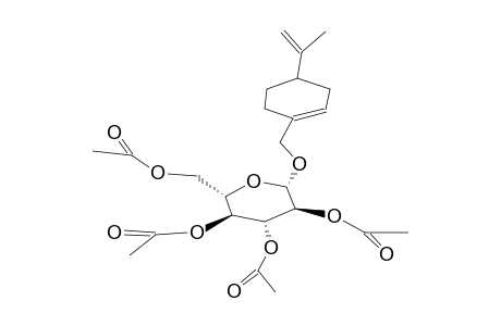 PERILLOSIDE A TETRAACETATE