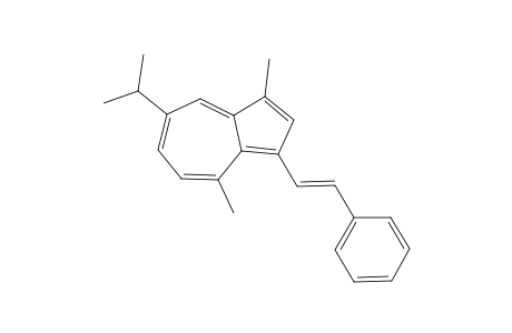 7-Isopropyl-1,4-dimethyl-3-(2'-phenyl)ethenyl]azulene