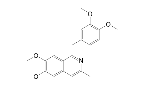 1-(3,4-DIMETHOXY-BENZYL)-6,7-DIMETHOXY-3-METHYLISOQUINOLINE;3-METHYLPAPAVERINE