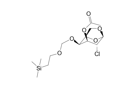 1,6-Anhydro-3-O-acetyl-2-chloro-2-deoxy-4-O-(2-trimethylsilanyl-ethoxymethyl)-b-d-galactopyranose