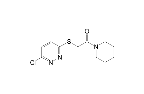 1-{[(6-chloro-3-pyridazinyl)thio]acetyl}piperidine