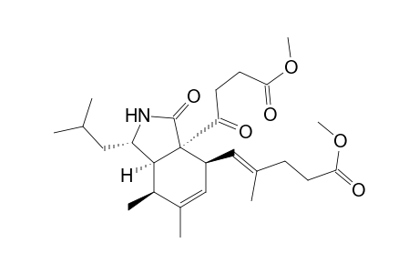 3aH-Isoindole-3a-butanoic acid, 1,2,3,4,7,7a-hexahydro-4-(5-methoxy-2-methyl-5-oxo-1-pentenyl)-6,7-dimethyl-1-(2-methylpropyl)-.gamma.,3-dioxo-, methyl ester, [1S-[1.alpha.,3a.alpha.,4.beta.(E),7.beta.,7a.alpha.]]-