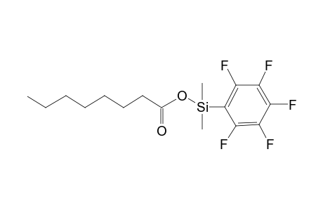 Dimethyl(2,3,4,5,6-pentafluorophenyl)silyl octanoate