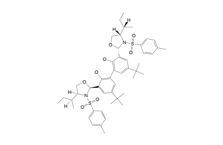 5,5'-DI-TERT.-BUTYL-3,3'-BIS-[(2S,4S)-3-(4-METHYLBENZENESULFONYL)-4-[(1S)-1-METHYLPROPYL)-1,3-OXAZOLIDINYL]-BIPHENYL-2,2'-DIOL