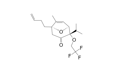 1-(BUT-3-ENYL)-4-ENDO-ISOPROPYL-7-METHYL-4-EXO-(2,2,2-TRIFLUOROETHOXY)-8-OXABICYCLO-[3.2.1]-OCT-6-EN-3-ONE